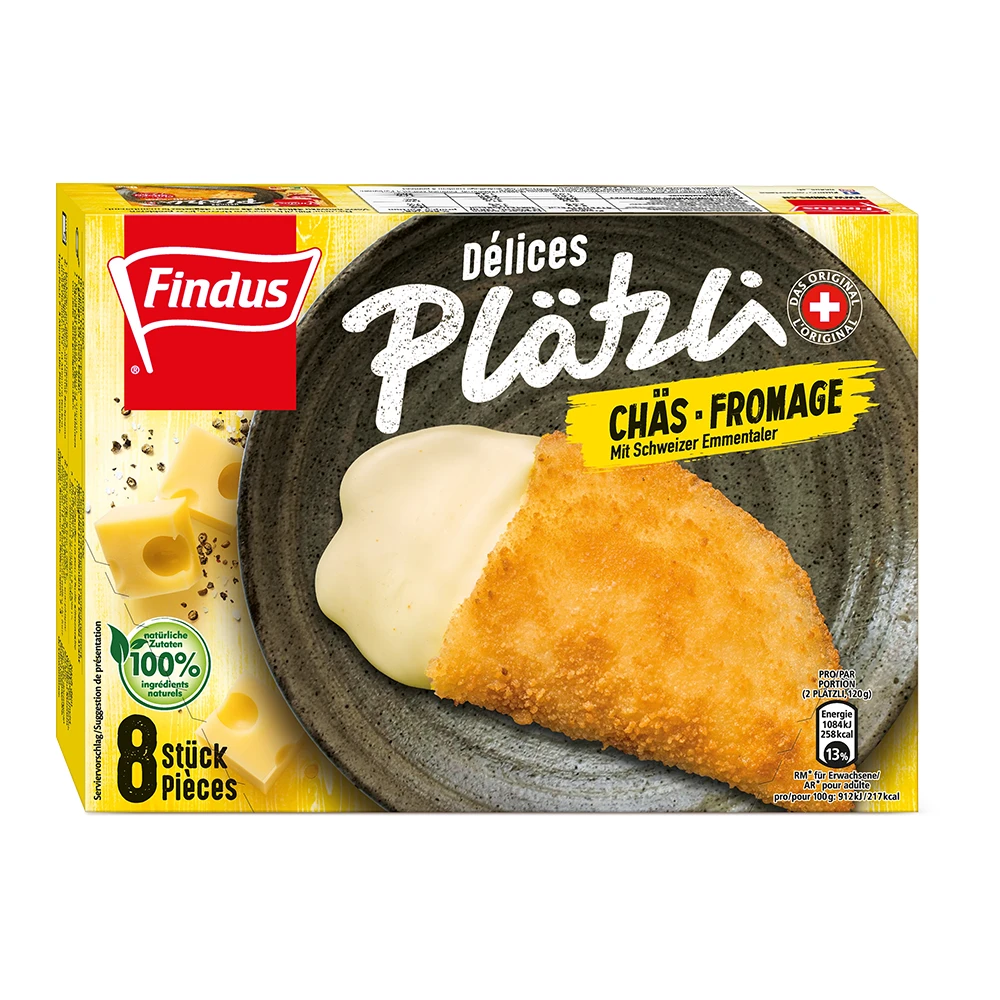 Findus Plätzli mit Käse 480g