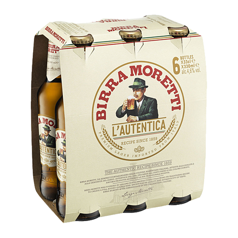 Birra Moretti Flasche 6x 35cl